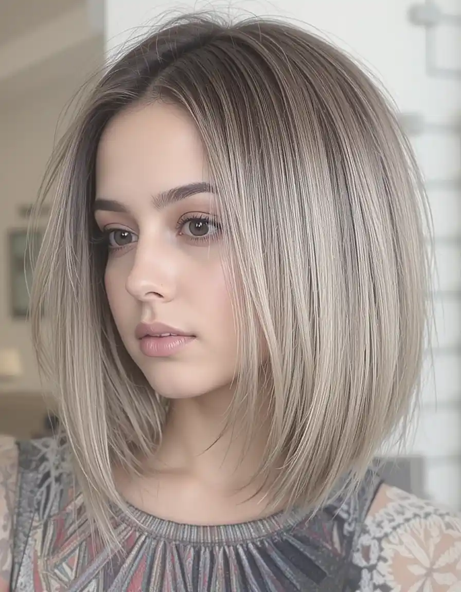 Straight Lob with Subtle Layers for a Clean Look Straight Lob with Subtle Layers for a Clean Look
