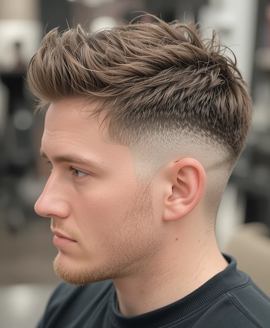 Textured Crew Cut Textured Crew Cut