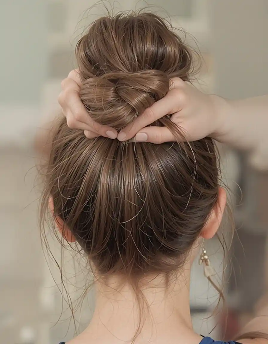 Top Knot That Stays in Place Top Knot That Stays in Place