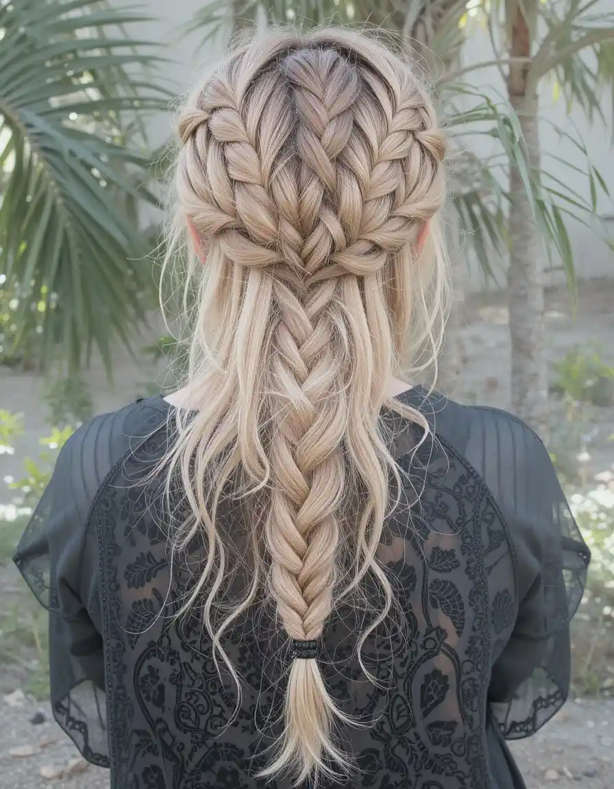 Two French Braids for Lasting Hold Two French Braids for Lasting Hold