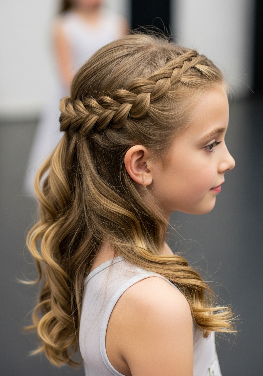 Waterfall Braids Across the Crown - Kids Hairstyles Waterfall Braids Across the Crown - Kids Hairstyles